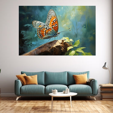 Butterfly Oil Painting Canvas